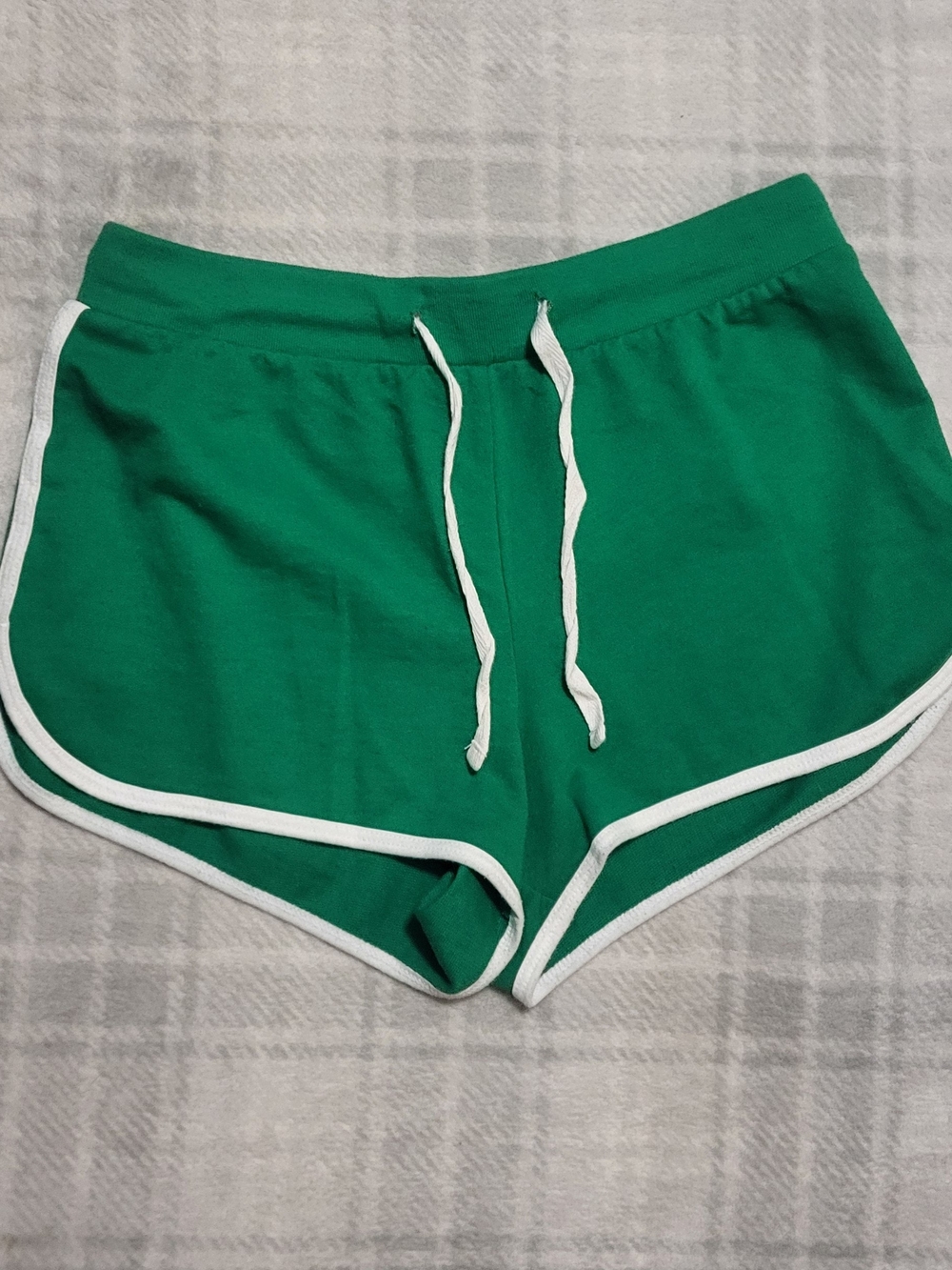 Dolphin Shorts Green & White Athletic Shorts Small 3-5